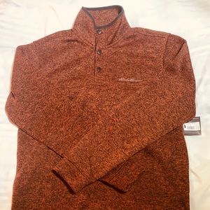Eddie Bauer 1/4 Snap Pullover NWT